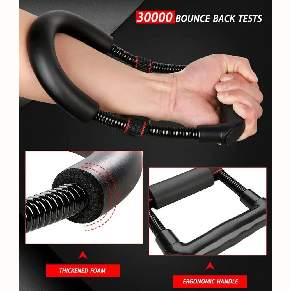 Fortalecedor de muñeca portátil para hombres: herramienta profesional para fortalecer antebrazos y muñecas, ideal para entrenamiento muscular y ejercicio en casa.