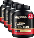 Proteína de suero Gold Standard, sabor helado de vainilla, 2.26kg (paquete de 4)