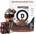 Brownie Batter Protein Powder for Shakes, Baking, Brownies, Desserts – 20G Whey Isolate & Casein Protein Blend – No Added Sugar, Low Carb, Gluten-Free, Keto-Friendly with MCT – 2Lb