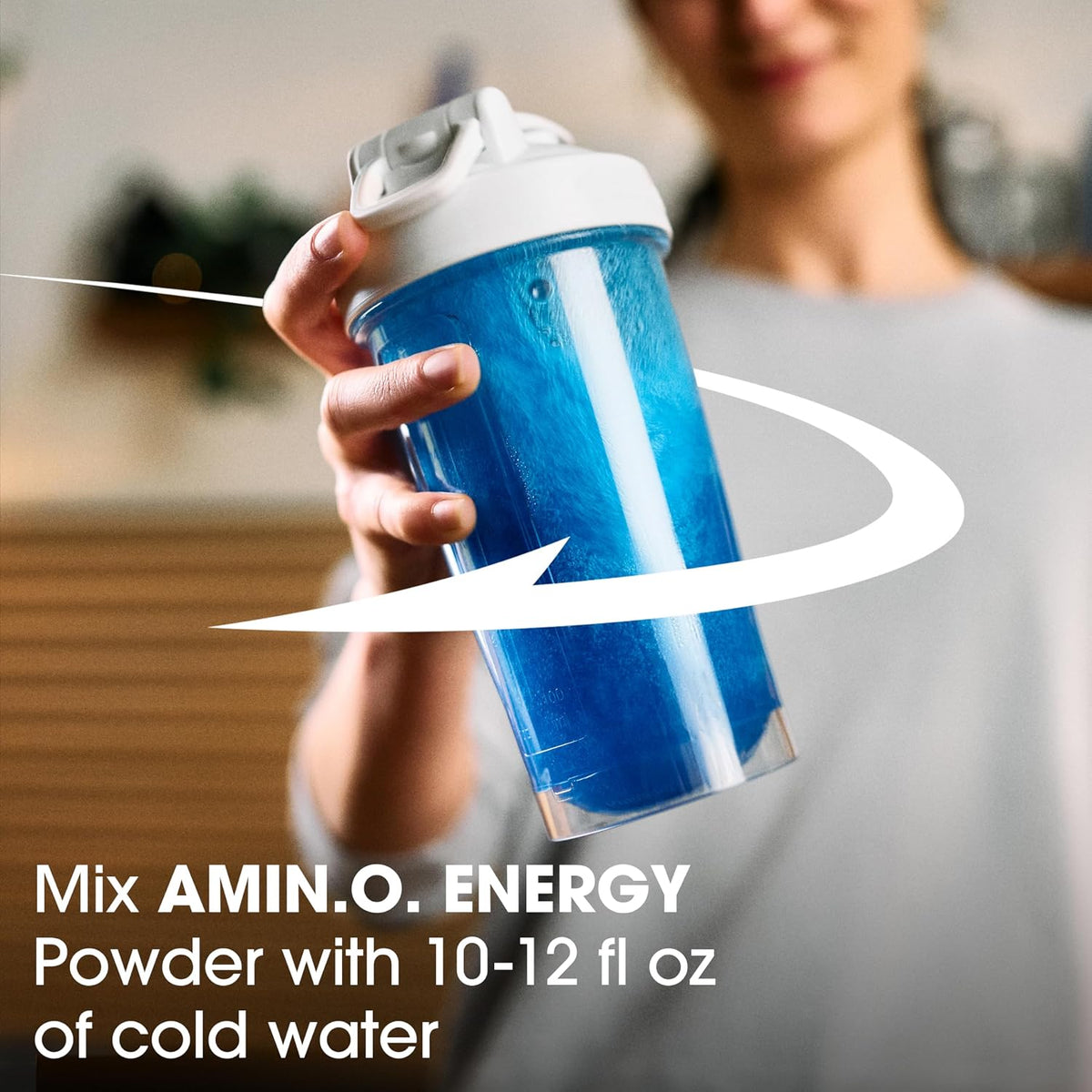 Amino Energy Powder, Frambuesa Azul, 453gramos