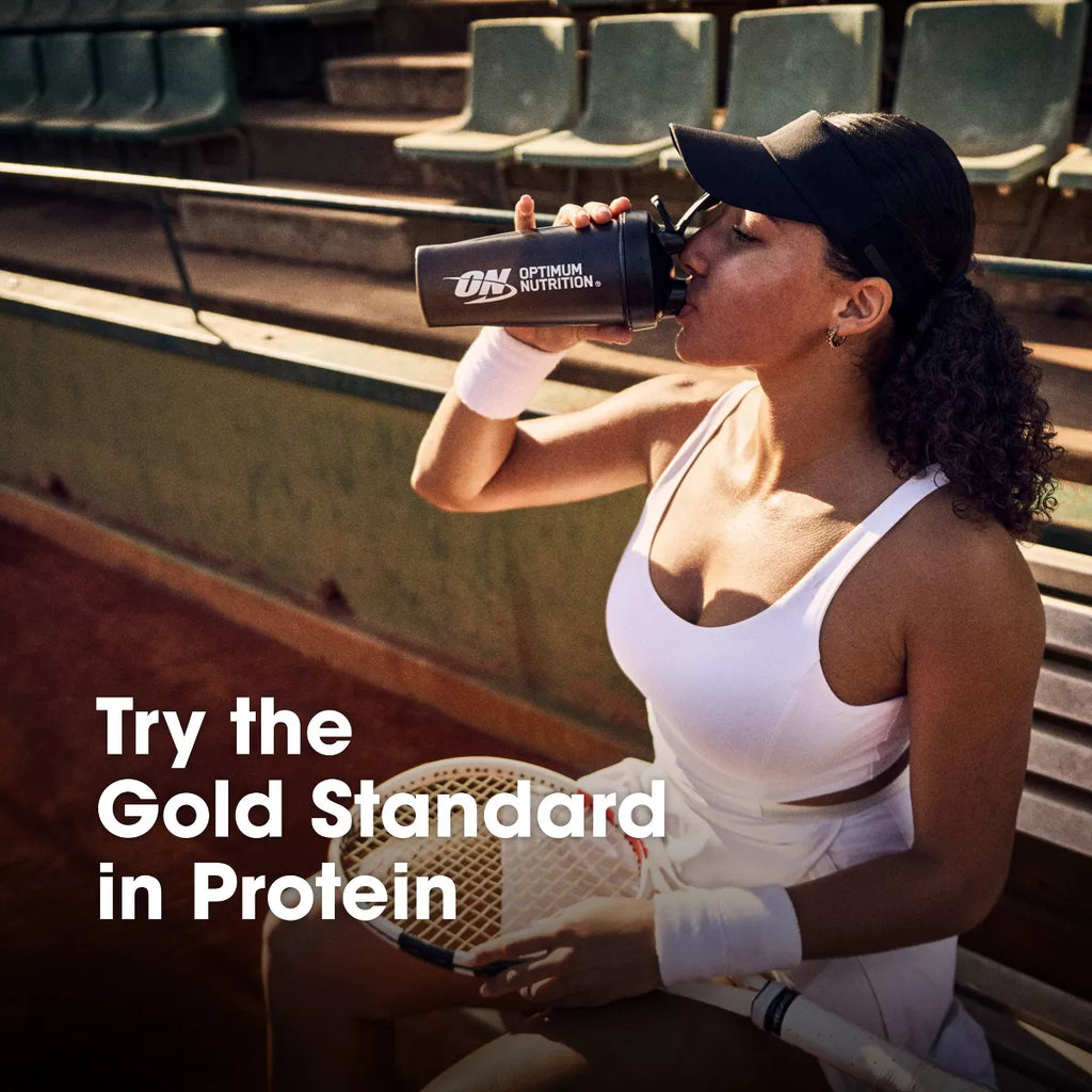 Optimum Nutrition Gold Standard 100% Whey Protein Powder - Vanilla Ice Cream - 22 Servings - 24Oz