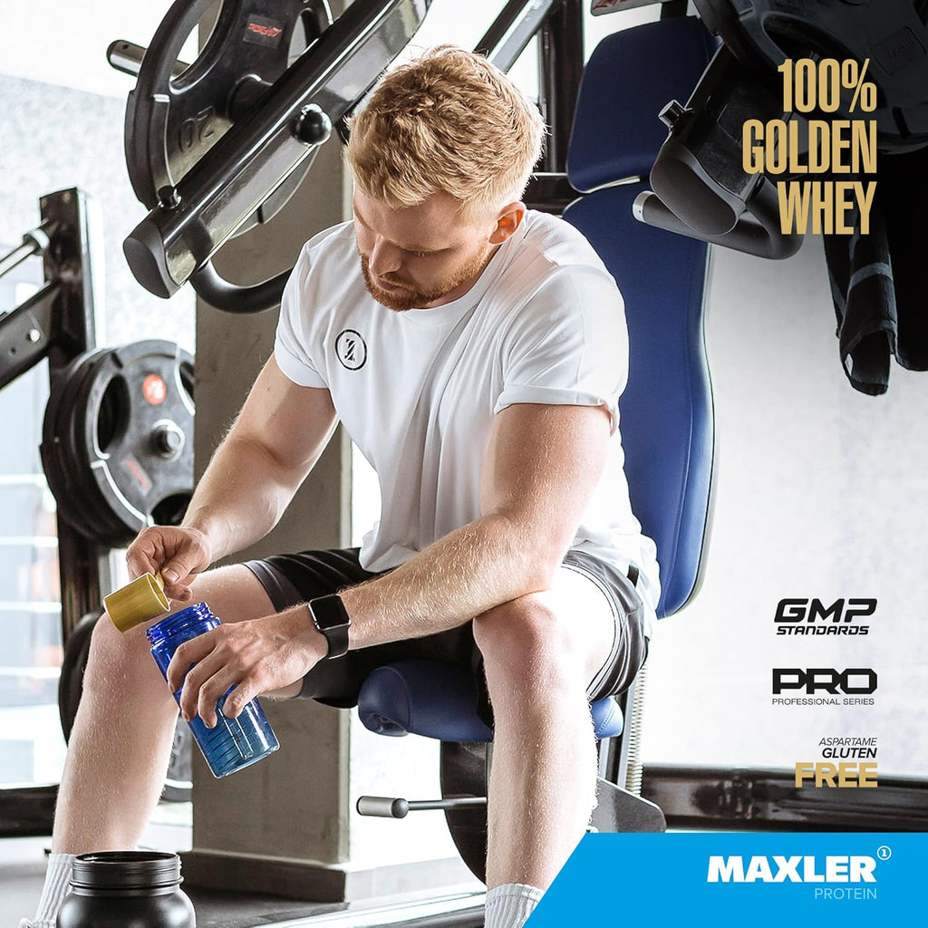 100% proteína de suero dorada - 24 g de proteína por porción - Proteína de suero en polvo para antes del entrenamiento - Mezcla de concentrado, aislado e hidrolizado de suero de rápida absorción - Tarta de queso con frambuesa 907.18grs.