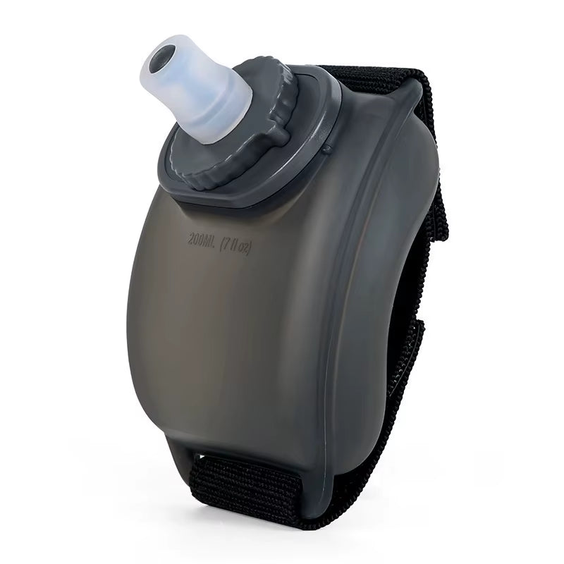 Botella de agua portátil para correr al aire libre, ajustable, pequeña, para deportes, fitness, ciclismo y maratón.