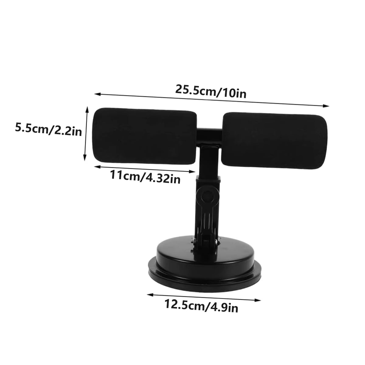 Dispositivo de asistencia para abdominales con ventosa, entrenador de ejercicios abdominales para gimnasio en casa, equipo portátil para ejercicios abdominales con base antideslizante, Pe