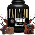 Proteína de suero aislada en polvo, 25 g de alto contenido proteico | Sabor masa de brownie, 1,81 kg.