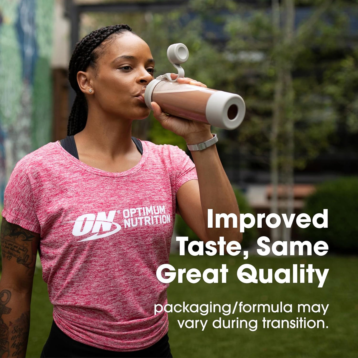 Proteína en polvo Gold Standard 100% Whey con sabor natural, vainilla (el envase puede variar), 1,9 libras (paquete de 6)