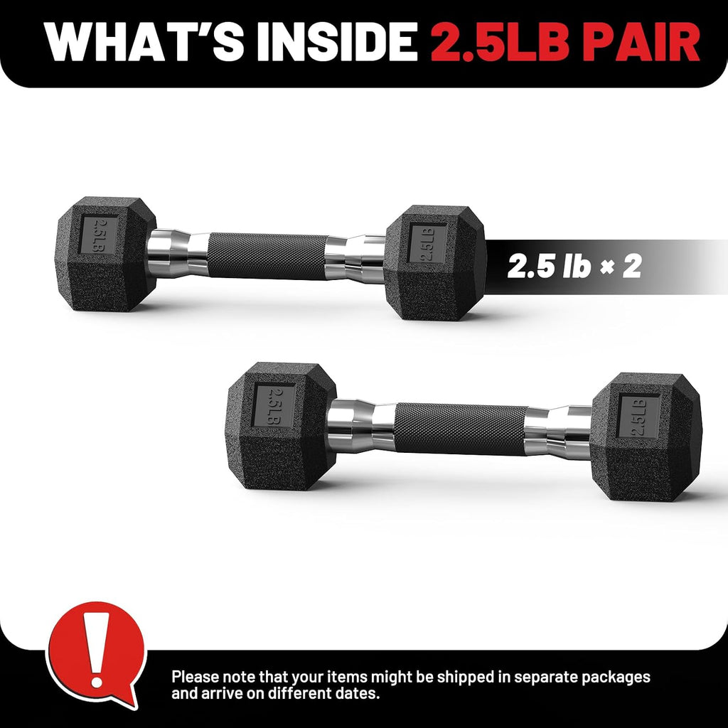 Dumbbell 2.5-100Lb, Weights Dumbbells for Women&Men for Home Gym