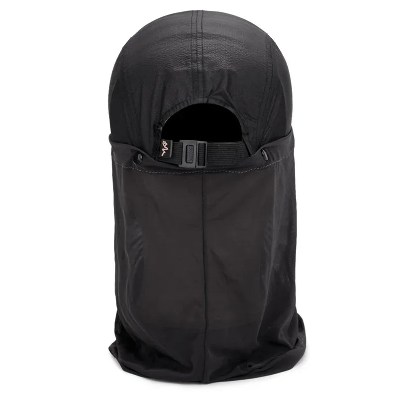 Nuevas gorras de béisbol plegables para hombres y mujeres, gorra de verano con protección UV, cubrecaras y cuello, gorra para correr, senderismo, deportes al aire libre y pesca.