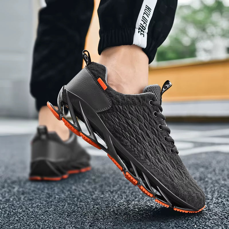 Zapatillas deportivas de moda para hombre y mujer; calzado casual, transpirable y antideslizante, ideal para correr (primavera-otoño).