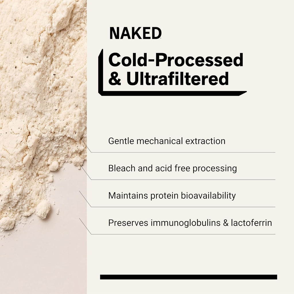 Whey Vanilla Protein Powder - Only 3 Ingredients - Grass Fed Whey Protein Powder, Vanilla Flavor, and Organic Coconut Sugar, NSF Certified, No GMO, No Soy, and Gluten Free - 24 Servings