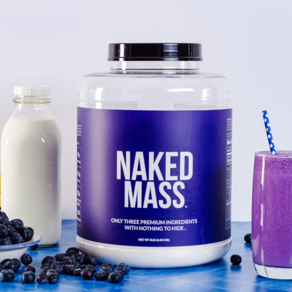 Ganador de masa de chocolate - Proteína en polvo totalmente natural para ganar peso - 3.62kg a granel, sin OGM, sin gluten y sin soja. Sin ingredientes artificiales - 1360 calorías (paquete de 2)