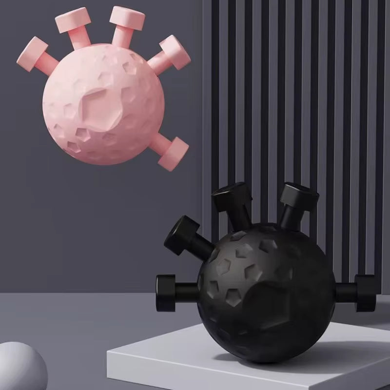 Entrenador de cinco dedos con pelota de agarre, dispositivo de rehabilitación de dedos, entrenamiento de fuerza de la mano, ejercitador de muñeca, ejercitador de dedos portátil