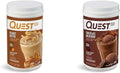 Quest Peanut Butter & Chocolate Milkshake Protein Powders, 23G & 22G Protein, 1.6Lb Each